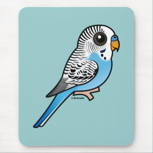 Mousepad Azul de Birdorable Budgie