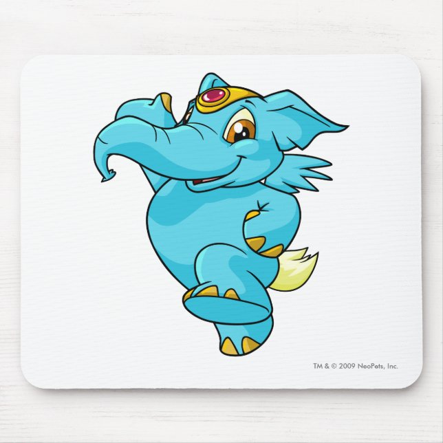 Mousepad Azul de Elephante (Frente)