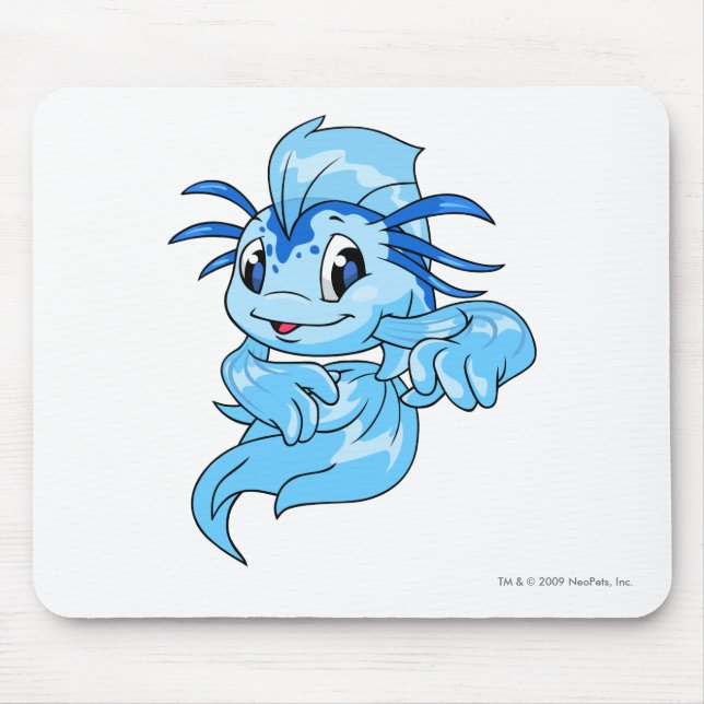Mousepad Azul de Koi (Frente)