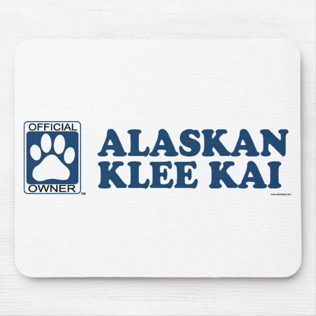 Mousepad Azul do Alasca de Klee Kai (Frente)