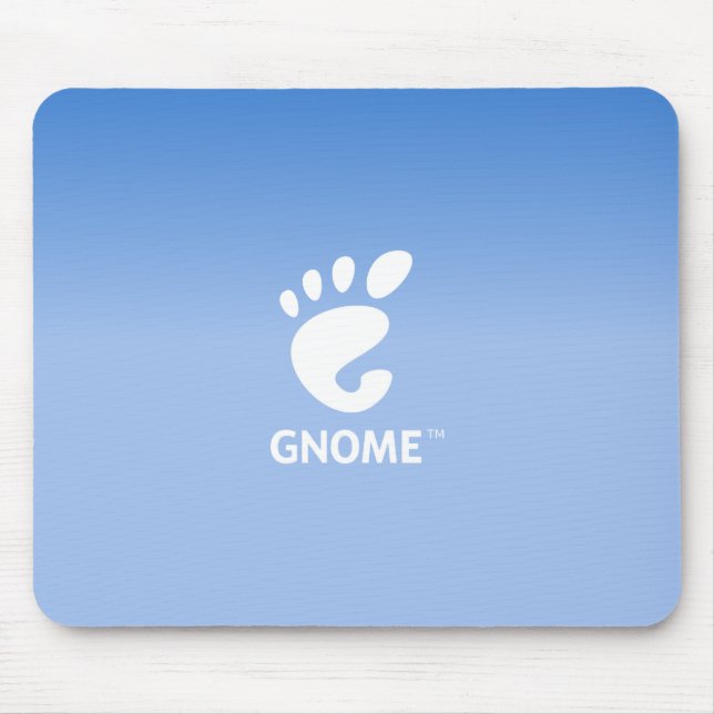 Mousepad Azul do DE do gnomo (Frente)