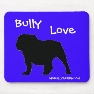 Mousepad Azul do tapete do rato do buldogue