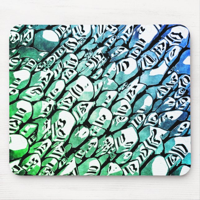 Mousepad Azul e Verde (Frente)