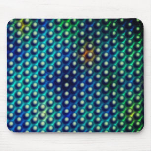 Mousepad Azul esverdeado com 'esferas em relevo'