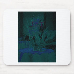 Mousepad Azul francês Coma Plantar Cores de Flor para Todos