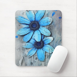Mousepad Azul-margarida desolada, margarida picante