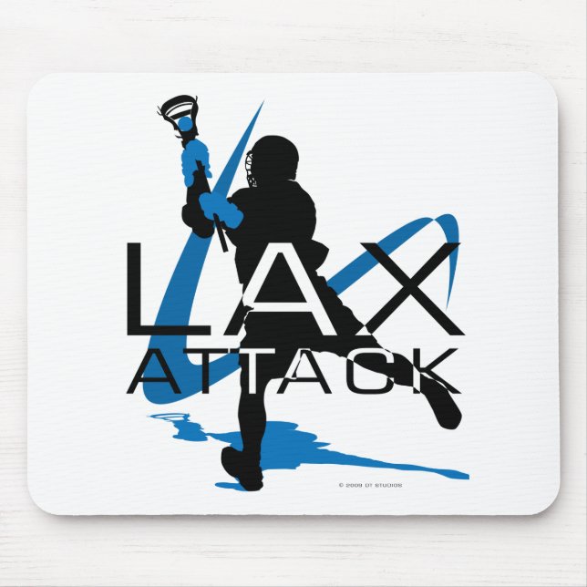 Mousepad Azul RELAXADO do ataque dos meninos do Lacrosse (Frente)