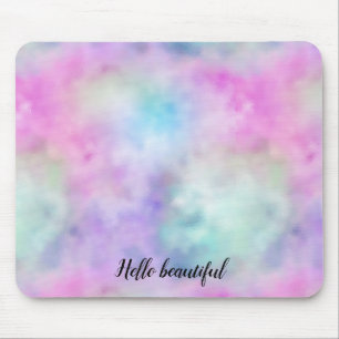 Mousepad Azul-rosa-rosa Unicórnio  
