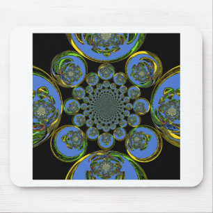 Mousepad Azul Vintage