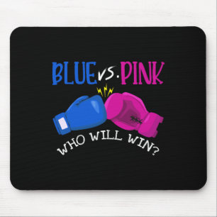 Mousepad Azul Vs Rosa Quem Ganhará O Sexo Festa De Revenda