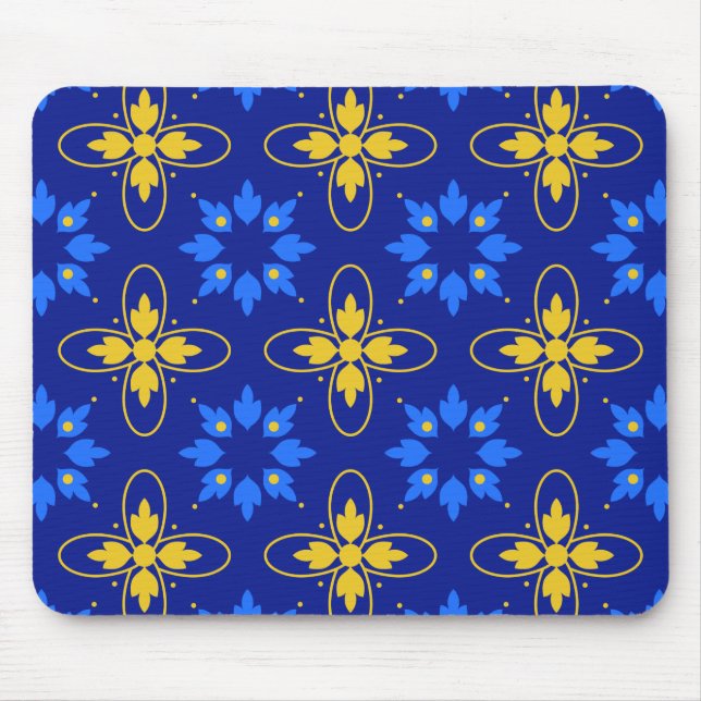 Mousepad Azulejo Amarelo (Frente)