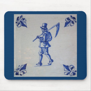 Mousepad Azulejo Azul Delft - Modelo