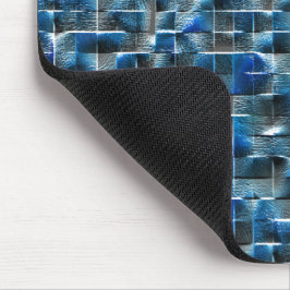 Mousepad Azulejo de cerâmica rústica de cinza virtual com f