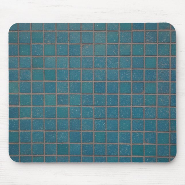 Mousepad azulejos com manchas azuis (Frente)