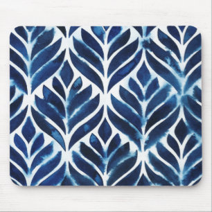 Mousepad Azulejos de cobalto para aquarelas IV