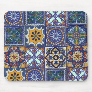 Mousepad Azulejos de Talavera do mexicano