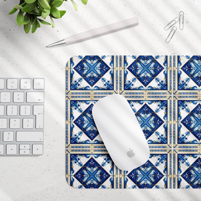 Mousepad Azulejos do Mediterrâneo, Portugal, Azulejo, Majol (Criador carregado)
