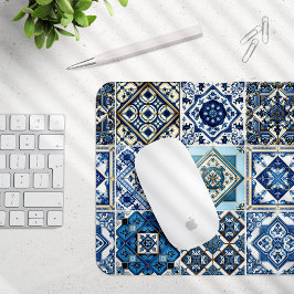 Mousepad Azulejos do Mediterrâneo, Portugal, Azulejo, Majol