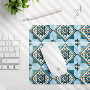 Mousepad Azulejos do Mediterrâneo, Portugal, Azulejo, Majol