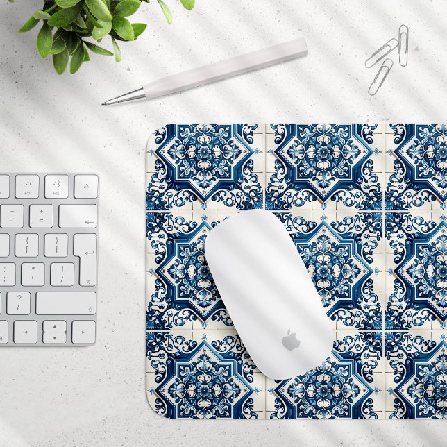 Mousepad Azulejos do Mediterrâneo, Portugal, Azulejo, Majol (Criador carregado)