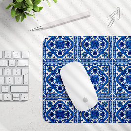 Mousepad Azulejos do Mediterrâneo, Portugal, Azulejo, Majol