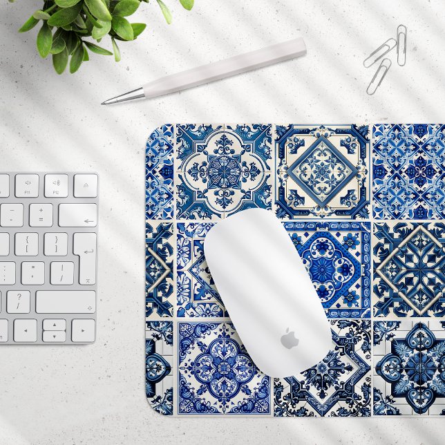 Mousepad Azulejos do Mediterrâneo, Portugal, Azulejo, Majol (Criador carregado)