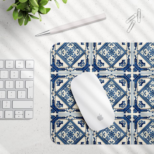 Mousepad Azulejos do Mediterrâneo, Portugal, Azulejo, Majol (Criador carregado)