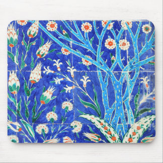 Mousepad azulejos florais turcos