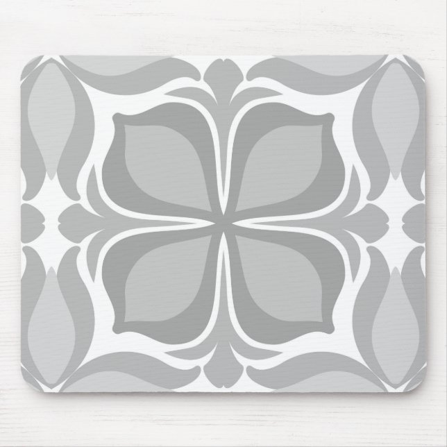 Mousepad Azulejos geolétricos neutros (Frente)