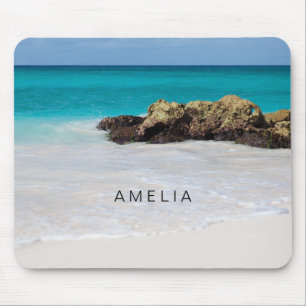 Mousepad Azure Ocean Sandy Beach Photo
