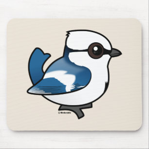 Mousepad Azure Tit Birdorable