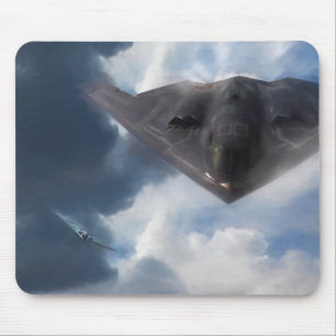 Mousepad B-2 Sindicato de caça à bomba furtiva com espír