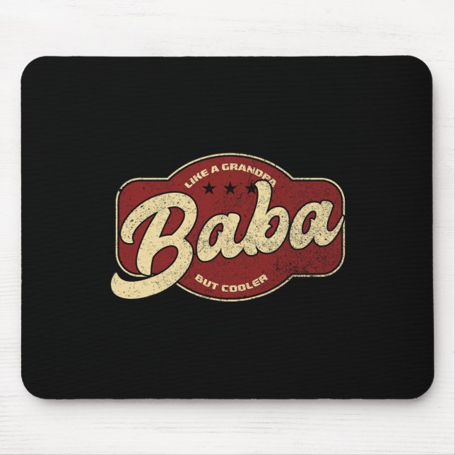 Mousepad Baba Como um avô, mas mais legal - Baba Árabe (Frente)