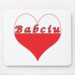Mousepad Babciu Polonês Heart