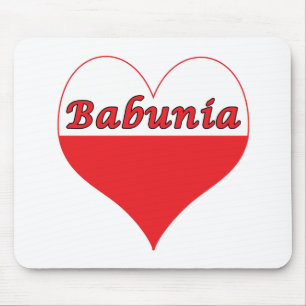 Mousepad Babunia Polonês Heart