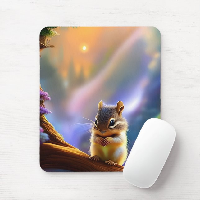 Mousepad Baby Chipmunk (Com mouse)