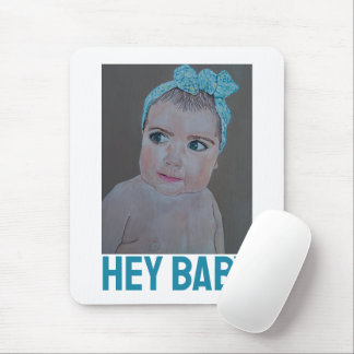 Mousepad Baby Portrait Painting by Alfred Fox