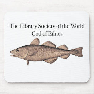 Mousepad Bacalhau de LSW do tapete do rato das éticas