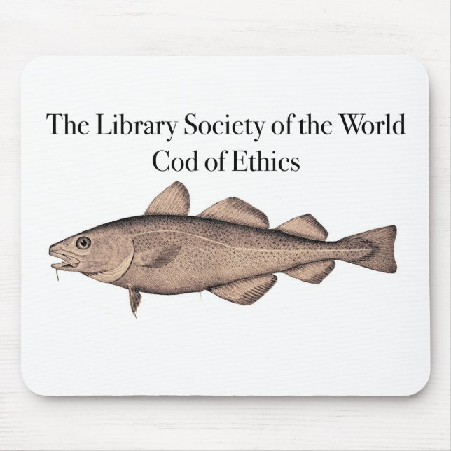 Mousepad Bacalhau de LSW do tapete do rato das éticas (Frente)