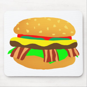 Mousepad Bacon Cheeseburger