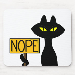 Mousepad Bad Boogie -O Gato- "NÃO" Almofadas de Rato Divert