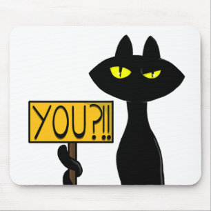 Mousepad Bad Boogie -O Gato- "Você?!!" Almofadas de Rato en