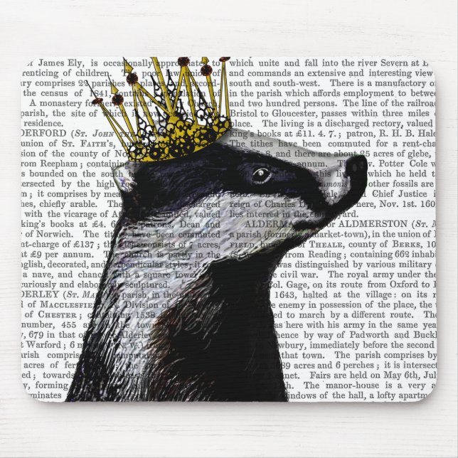 Mousepad Badger King (Frente)