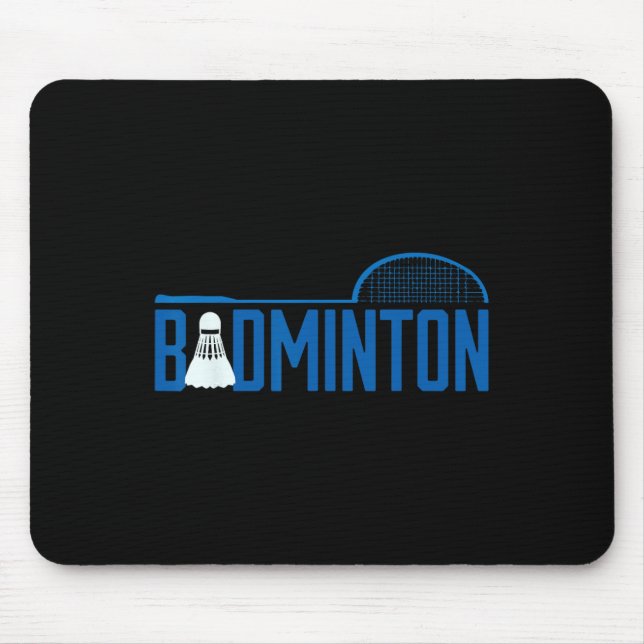 Mousepad Badminton Birdie Shuttle Para Jogadores De Badmint (Frente)