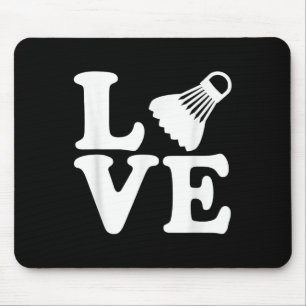 Mousepad Badminton Love