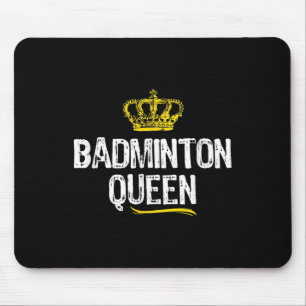 Mousepad Badminton Queen Girl Player Legal Cute Engraçado