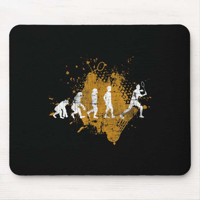 Mousepad Badminton Shuttle Badminton Player Evolução (Frente)