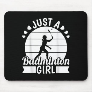 Mousepad Badminton Shuttle Racket - Apenas Um Badminto