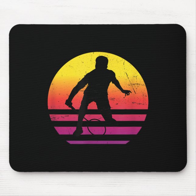 Mousepad Badminton Squash Mens Shuttle Mulheres (Frente)
