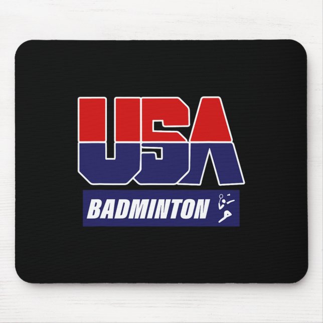 Mousepad Badminton Usa (Frente)